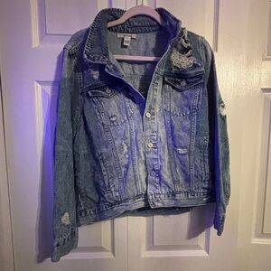 Refuge Blue Jean Jacket Classic Trucker Style